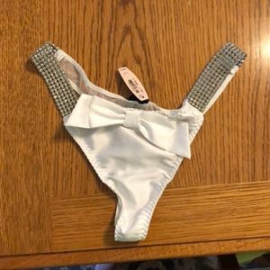 Victoria Secret Thong with rhinestone band